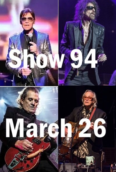 Show #94 of Glenn’s Lost Classics. This month we will be celebrating March rock star birthdays. We will be hearing Trevor Burton with The Move, Ry Cooder with The Rising Sons, Bobby Womack solo, Mark Lyndsey solo, Arthur Lee and Love with Jimi Hendrix, Harold Brown and Lee Oskar with War, Michael Allsup with 3 Dog Night, Rodger Hodgeson with Supertramp, Robin Trower solo, Phil Lesh with The Grateful Dead, Scott Gorham with Thin Lizzy, Ricky Wilson with The B52s, Lou Reed Solo, Gary Numan with Tubeway Army, Ric Ocasek with The Cars, John Frucianti Solo, Roger Daltrey Solo, Randy Meisner Solo, Nancy Wilson with Heart, Mick Ralph's with Bad Company, Michael Bruce Solo, Eric Clapton Solo, David Gilmore Solo, Peter Wolf Solo, Steven Tyler with Aerosmith and Lightnin’ Hopkins.